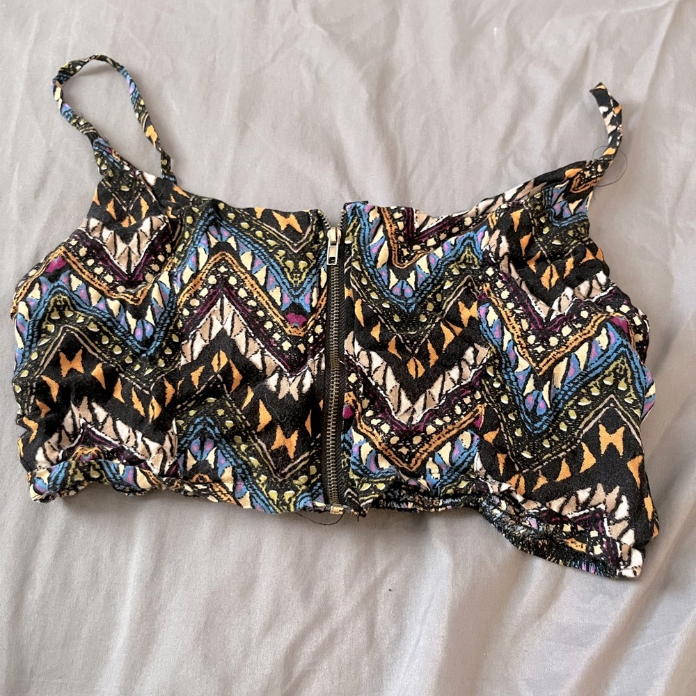 Pattern crop top